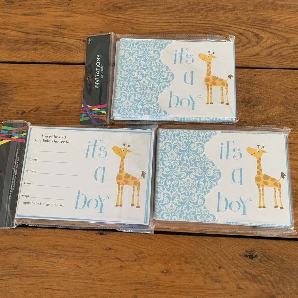 It’s A Boy! Baby Shower Invitations